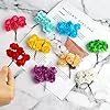 CCINEE 120 PCS Mini Paper Flowers,30mm in Assorted Colors Artificial Flowers for DIY Crafts Projects Scrapbooking Wedding Decorations Valentine 10 Colors #5