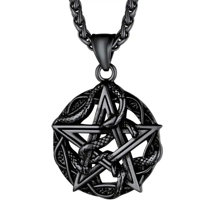 Collier serpent ouroboros en argent : une idée cadeau symbolique et rétro - 6