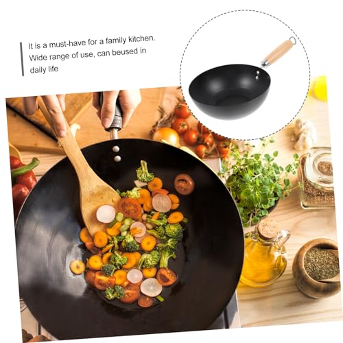 Wok pequeño antiadherente Garneck en hierro miniatura 4