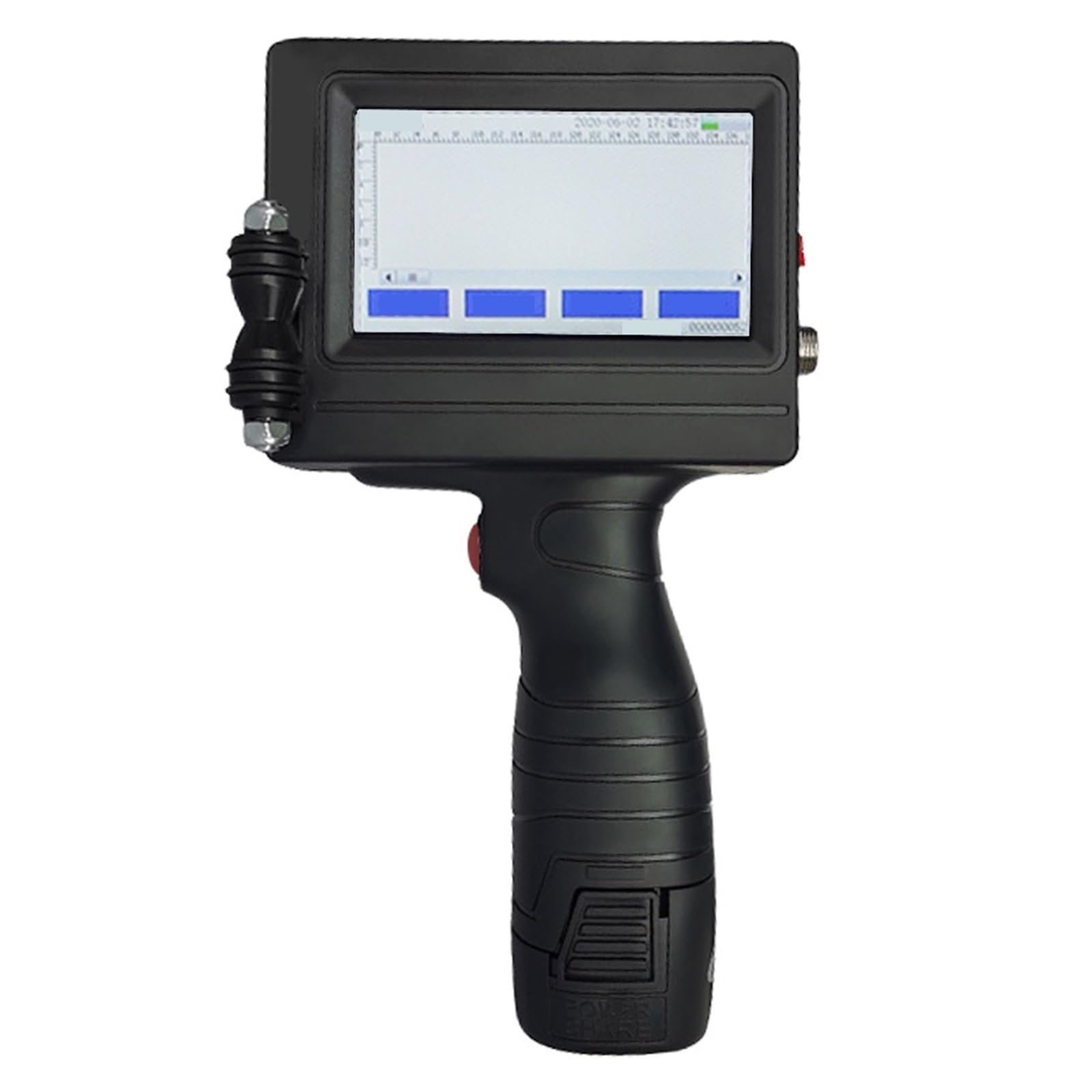 Trdewr One Color Portable Handheld Inkjet Printer Gun Expiry Date Batch Number Bar Code Machine Logo Production Time Thermalprice The Weld Is Strong