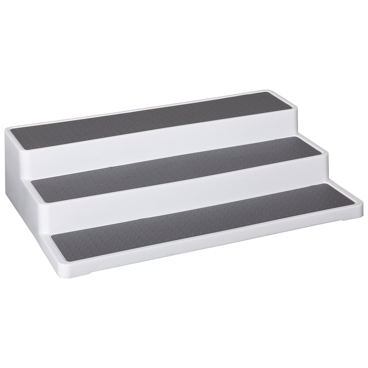 Primeway® Plastic 3 Tier Spice Kitchen Countertop Rack | Non-Skid Organizer | Pantry Kitchen | Bathroom Organizer | Cabinet | Bedroom | Fridge | 3-Step