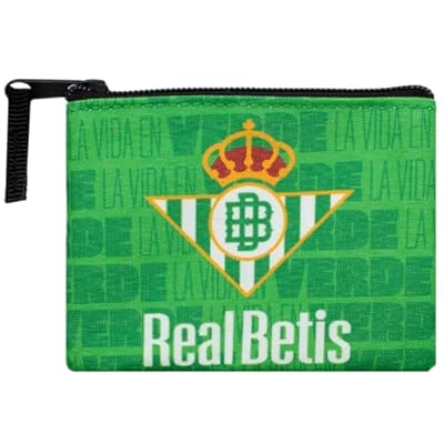 Monedero Real Betis Balompié Cartera la Vida en Verde Escudo 12x10cm | Producto Oficial. | Ya disponible en tu tienda friki favorita! En mundofriki.es!