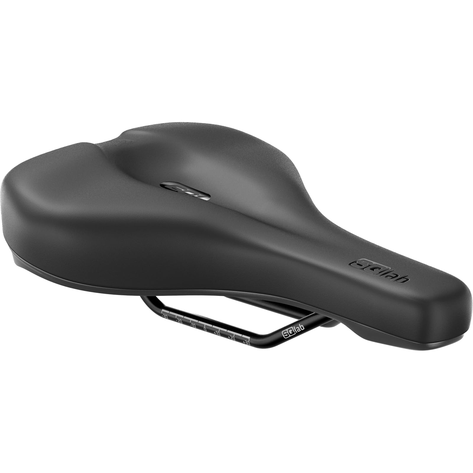 SQlab City Sattel 601 Ergolux 2.0, Trekking & City Fahrrad Sattel, Fahrrad Sattel in schwarz, 14 cm - 17 cm
