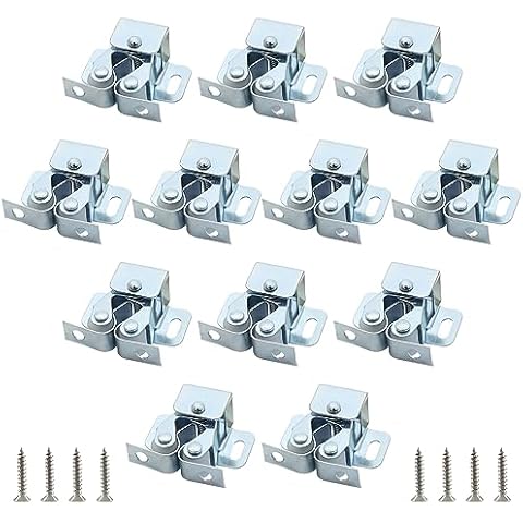 Cjueiom 12 Pack Heavy Duty Cabinet Latches Cover