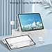 Fintie Hülle für iPad 11. Generation 2025 11 Zoll (A16), iPad 10. Generation 10.9 Zoll 2022 - Ultradünn Schutzhülle mit transparenter Rückseite Abdeckung Case Cover, Auto Schlaf/Wach, Silber