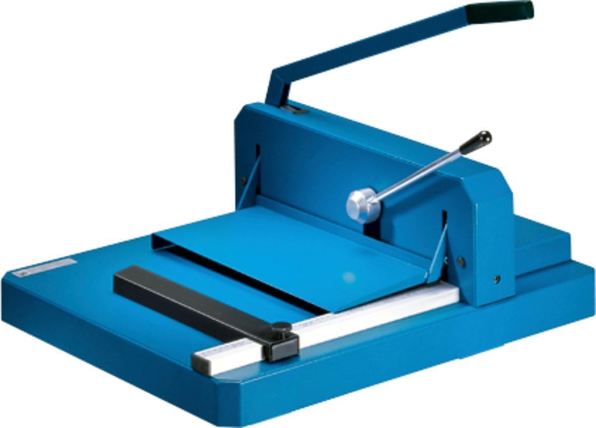 Dahle 842 Professional Stack Cutter, 200 Sheet Capacity, 16-7/8" Cut Length, German Engineered, w/Integrated Safety Features