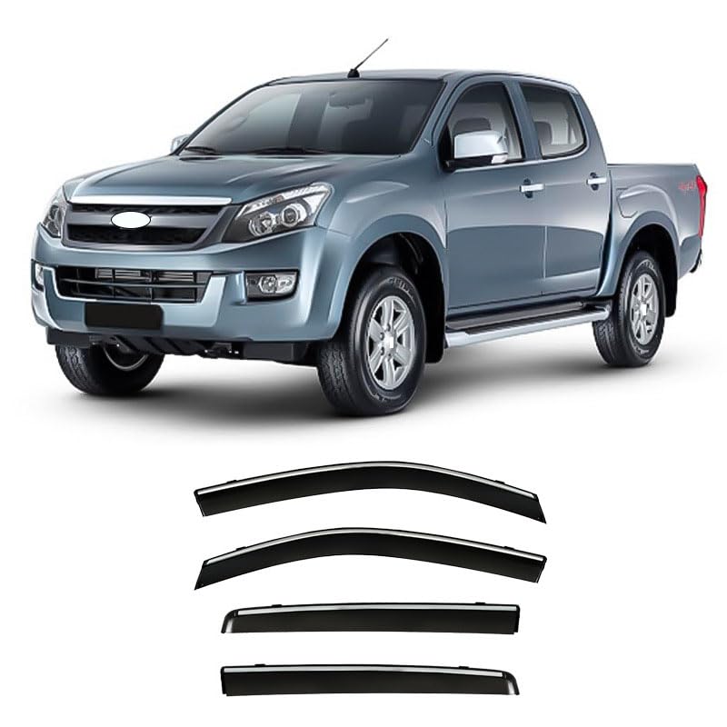 Deflectores de aire antideslumbrantes para D-MAX RT 2012-2020 evitan empañamiento