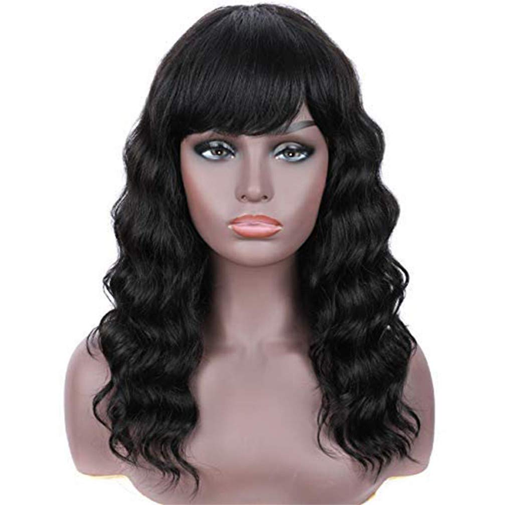 Perruque réelle Liu Hai noire style brésilien haute densité