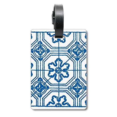 Étiquette pour valise Talavera bleu fin des pertes de bagages