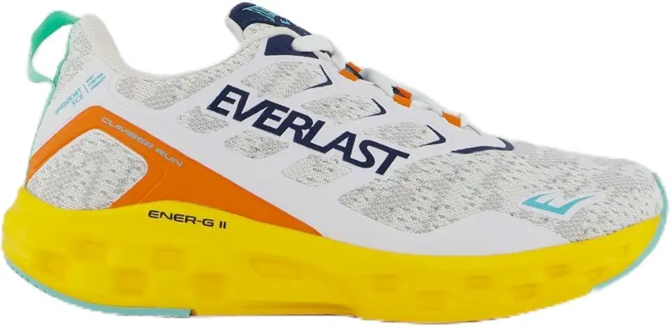 Tênis Everlast Climber Run Branco e Amarelo