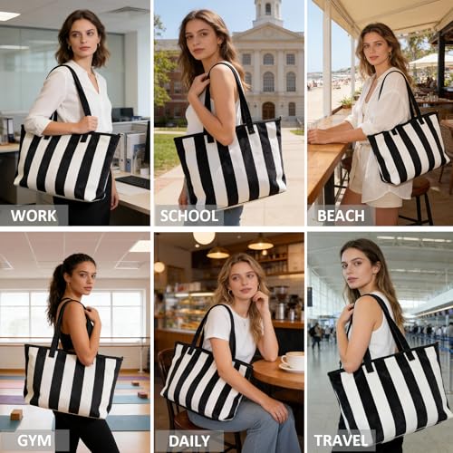 Bolso Tote de Pana para Mujer con Compartimento para Laptop miniatura 2