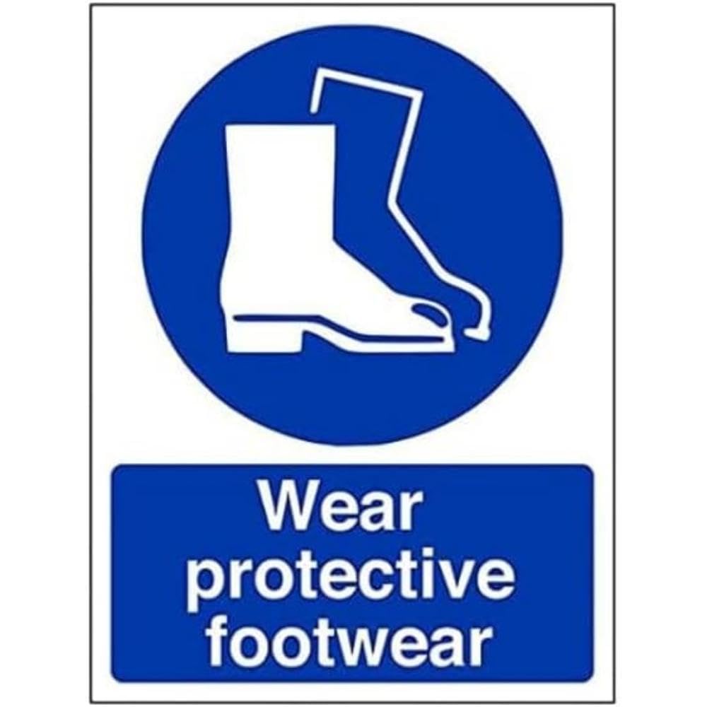 Mandatory PPE - Wear Protective Footwear - 300 X 400mm โ image 1