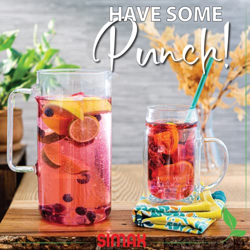 Simax Glass Pitcher - 64 Ounce (2 Quart) Borosilicate Glass Iced Tea Pitcher for Drinks, Cocktails, Lemonade, Sangria, Juice by SIMAX - Image 8