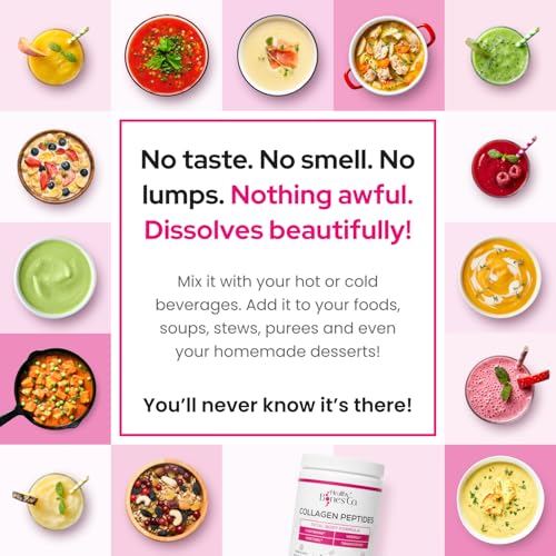 Image of FORTIBONE Premium Bone Health Collagen Peptides w /FORTIGEL, VERISOL & TENDOFORTE, Clinically-Supported for Bones, Joints Skin Hair Nails, Hydrolyzed Collagen, Anti-Aging Formula (30 Servings)