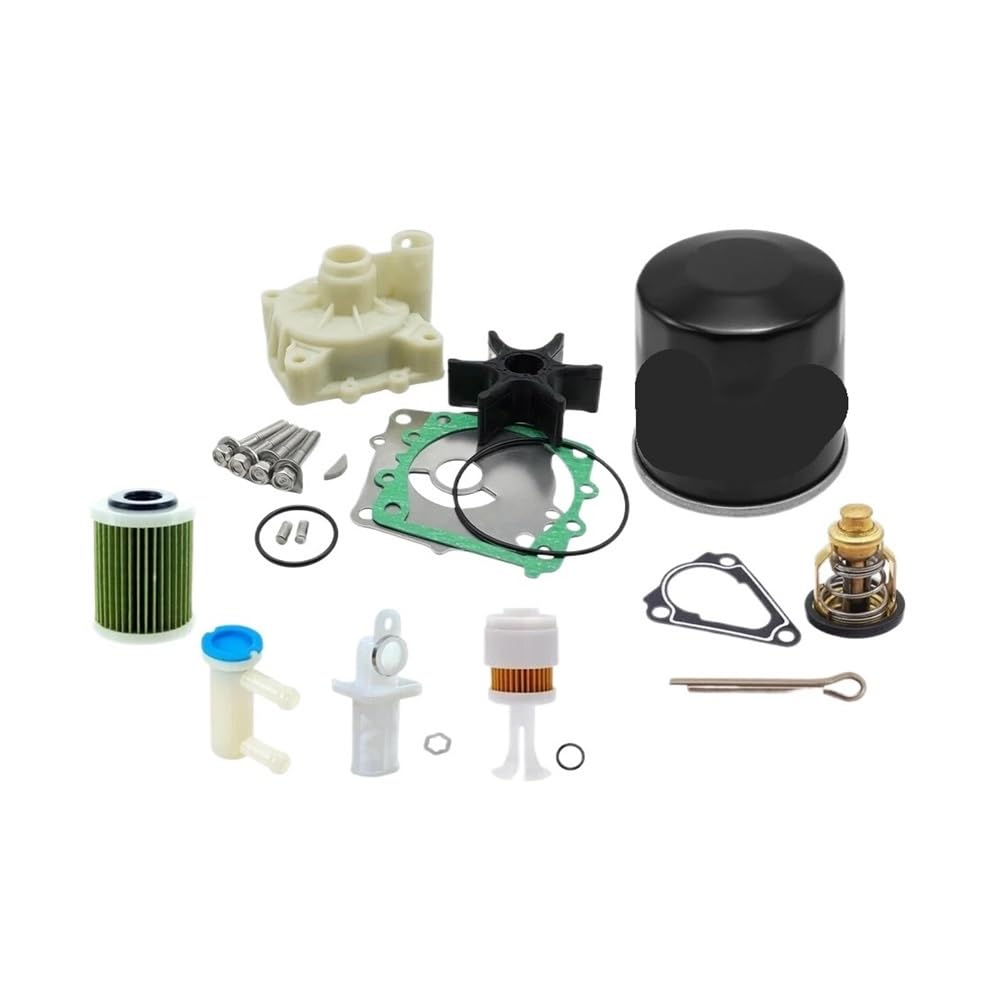 JaYYue Outboard Maintenance Kit with Thermostat Filter Compatible with F150A B D F