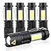 Ustopfire Mini Flashlights 5 Pack Ultra Bright 300 Lumens Portable Small LED Flashlight Lantern Adjustable Focus COB Handheld Flash light for Kids Child Camping Emergency Travel Hiking Torch Light