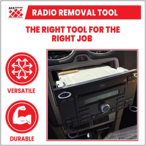 Afa Tooling Replacement For Radio Removal Tool 1C0-051-530 And T87P-19061-A For Ford, Volkswagen, Mercedes And Audi - Won't Bend Or Break #TOP1