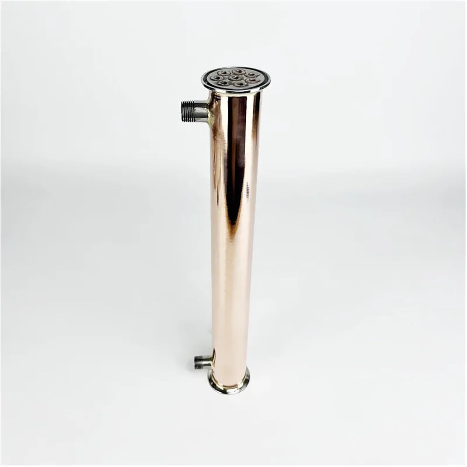 2" 51mm(OD64mm) Copper Condenser, Reflux With 1/2" Male Tread,Length 450mm