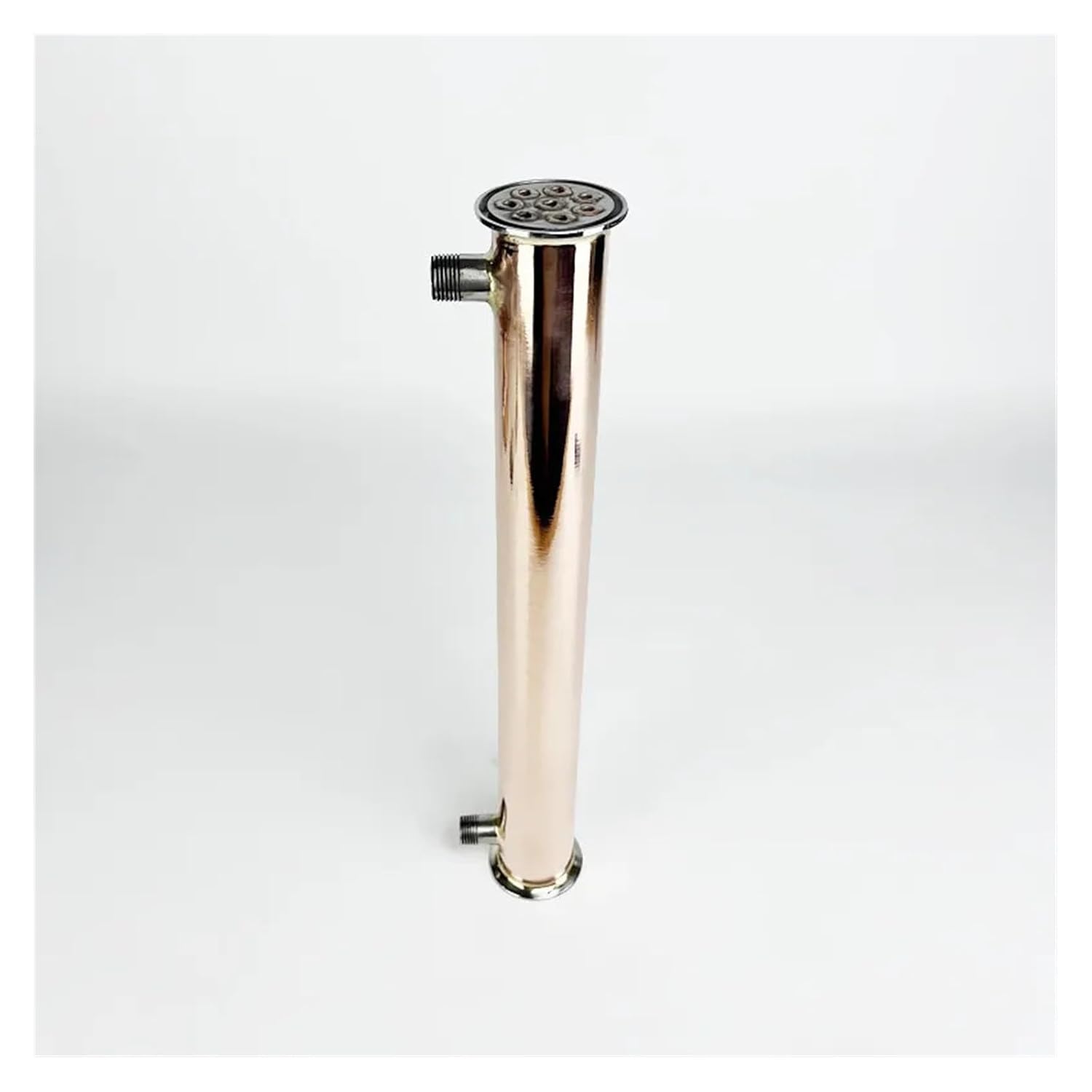 2" 51mm(OD64mm) Copper Condenser, Reflux with 1/2" Male Tread,Length 450mm