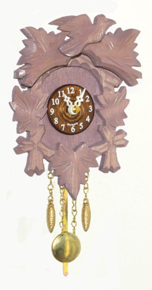 Trenkle Kuckulino Black Forest Clock with Quartz Movement and Cuckoo Chime