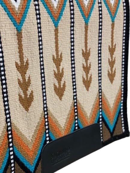 Handmade Western Ranch Saddle Blanket | Genuine New Zealand Wool Pad | Custom Equestrian Gear AM-319