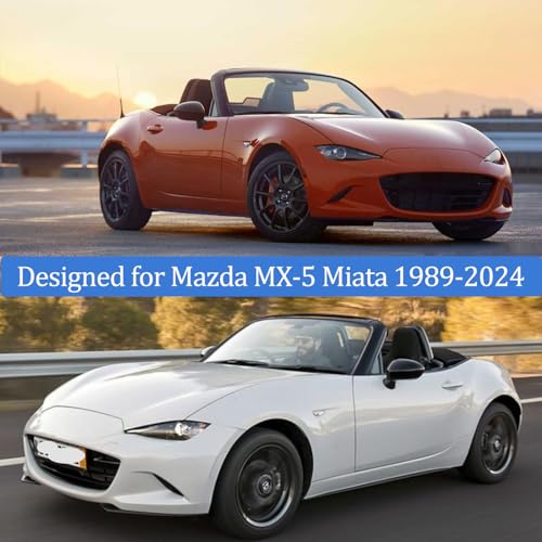 Image of Indoor Car Cover Replace for 1989-2024 Mazda Miata MX-5 MX5 Luxurious Stretch Satin Ultimate Custom-fit Indoor Breathable Car Cover for Dust-Proof, Underground Garage, Car Show