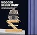 Produktbild Illusion Holzsockel Eule Lampe handgemachte Faltung Acryl Panel Lampenschirm Flexible Lampe kann für Schreibtisch Dekoration Geburtstagsgeschenk verwendet Werden