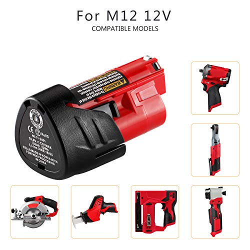 Milwaukee M12 3.0Ah Replacement Batteries (2 Pack) - Image 3