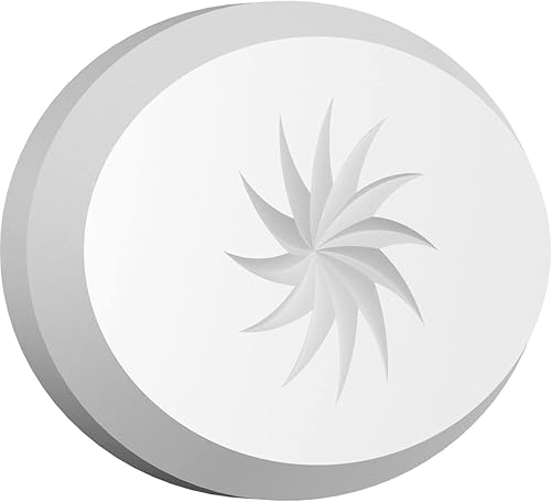 Miniatura 9 de Ekena Millwork ROSP040X028X050DAL13 Roseta estándar con borde biselado, 4 pulgadas de ancho x 2 3/4 pulgadas de alto x 1/2 pulgadas, PVC