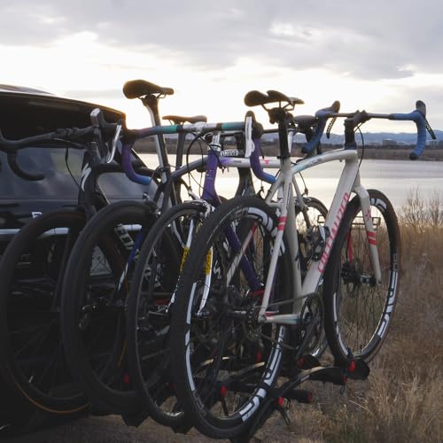 Image of TRIMAX RMBR4 Road-MAX 4 Bike Hitch Rack, Foldable, 2 inch Receiver