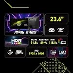 MSI MAG242C Curved Gaming Monitor, 1920 x1080(FHD), VA, 1ms, 180Hz, Freesync Premium, HDMi, DP Port, Tilt