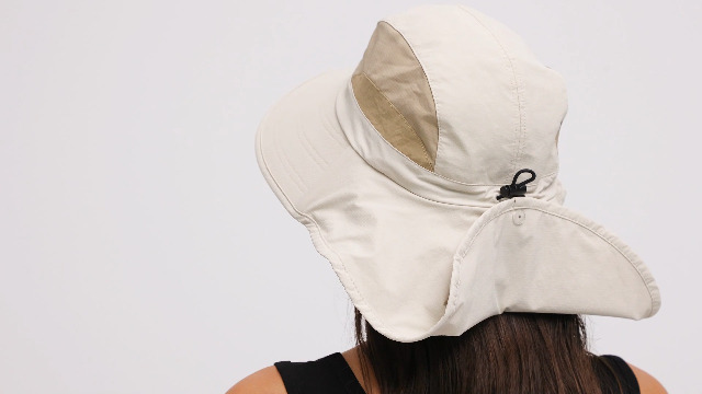 Sombrero de sol con ala amplia y protección UV para hombre miniatura 7