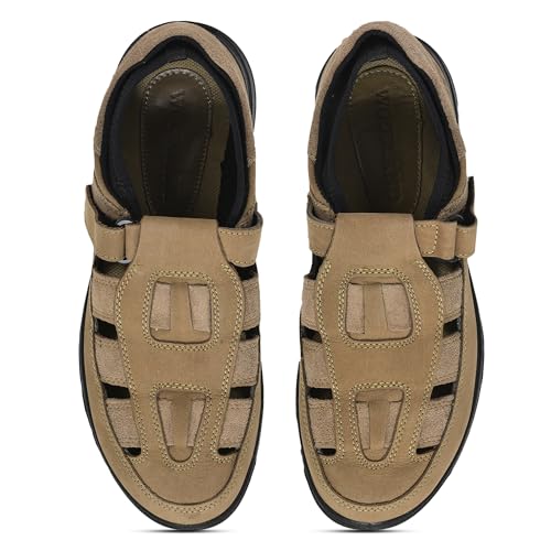 Image of Woodland Men's Leather Sandal