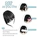 Shinon Clip in Bangs Dark Brown Human Hair Bang Fringe Hair Real Natural Fashion Clip in Hair Extension