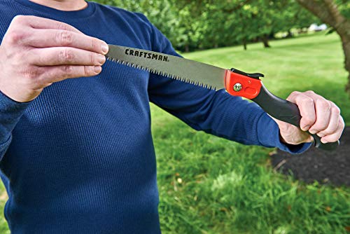 CRAFTSMAN Folding Hand Saw, 8 in. Blade, Compact Design, for Camping, Pruning, Cutting Wood, Branches or Brush - image 8