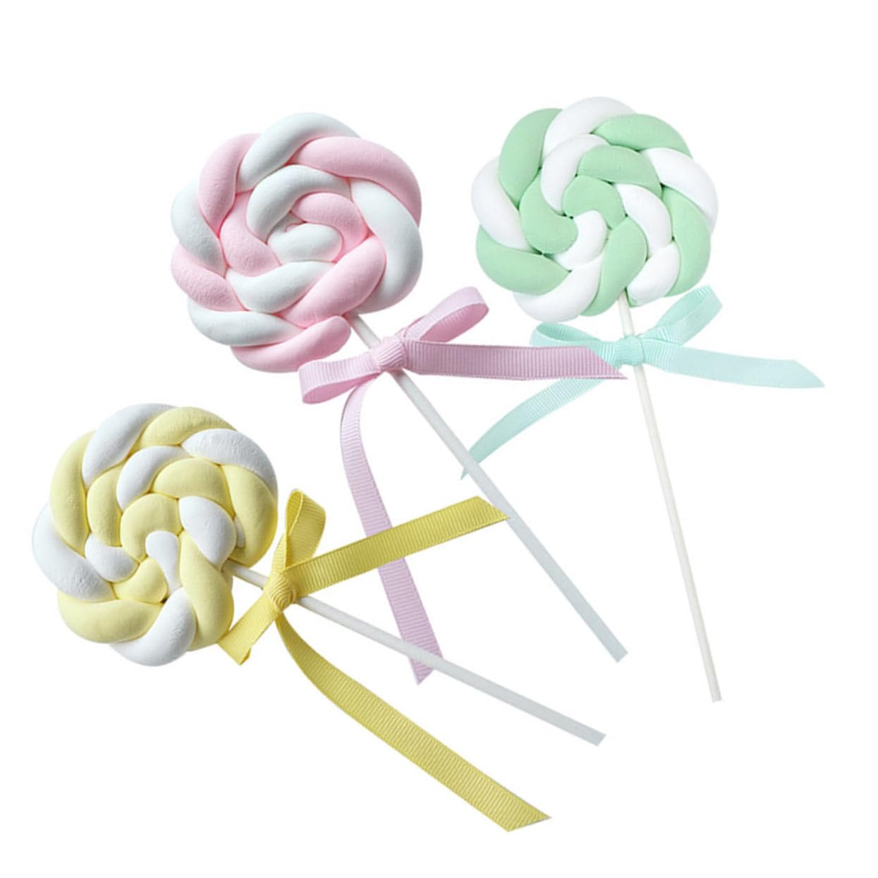 TOPBATHY 9stücke Simulierte Lollipop Party-Dekorationen Für Geburtstagsfeiern Fotorequisiten Gemischten Farben Für Hochzeiten Jubiläen Und Festliche Anlässe