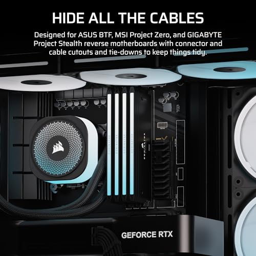 CORSAIR 4500X LX RGB Frame Customisable Panoramic Mid-Tower PC Case – Black - image 8