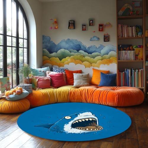 Tapete redondo creativo para niños de 2' diámetro miniatura 3