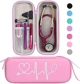 BOVKE Travel Carrying Case for 3M Littmann Classic III Stethoscope - Extra Room