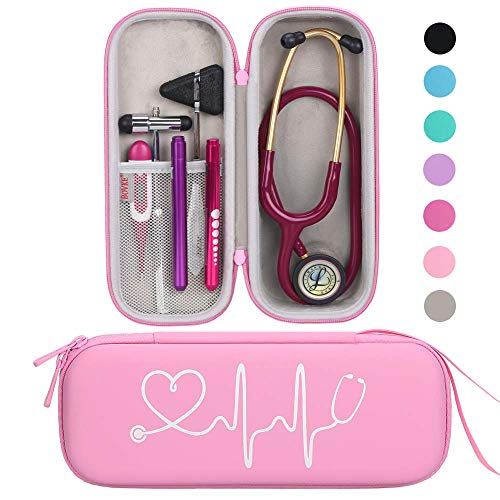 BOVKE Travel Carrying Case for 3M Littmann Classic III Stethoscope - Extra Room