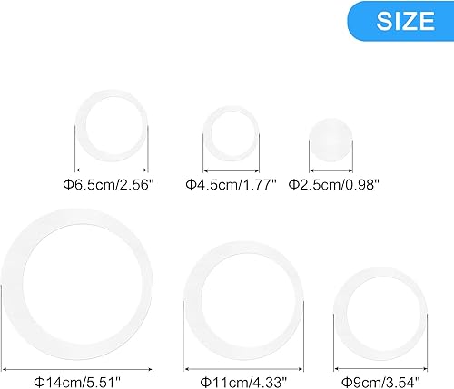 Miniatura 2 de uxcell Calcomanías de pared de espejo acrílico, juego de 4 unidades, 24 unidades, autoadhesivas, extraíbles, calcomanías de pared circulares para el