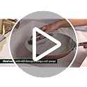 Image of Ember Cookware Arcilla Ceramic Frying Pan 24cm | Non Stick Cookware | Non Toxic Pan with Glass Lid | ISI Certified | Ceramic Fry Pan for Cooking | PFAS PTFE Free | 5-Year Warranty | Green