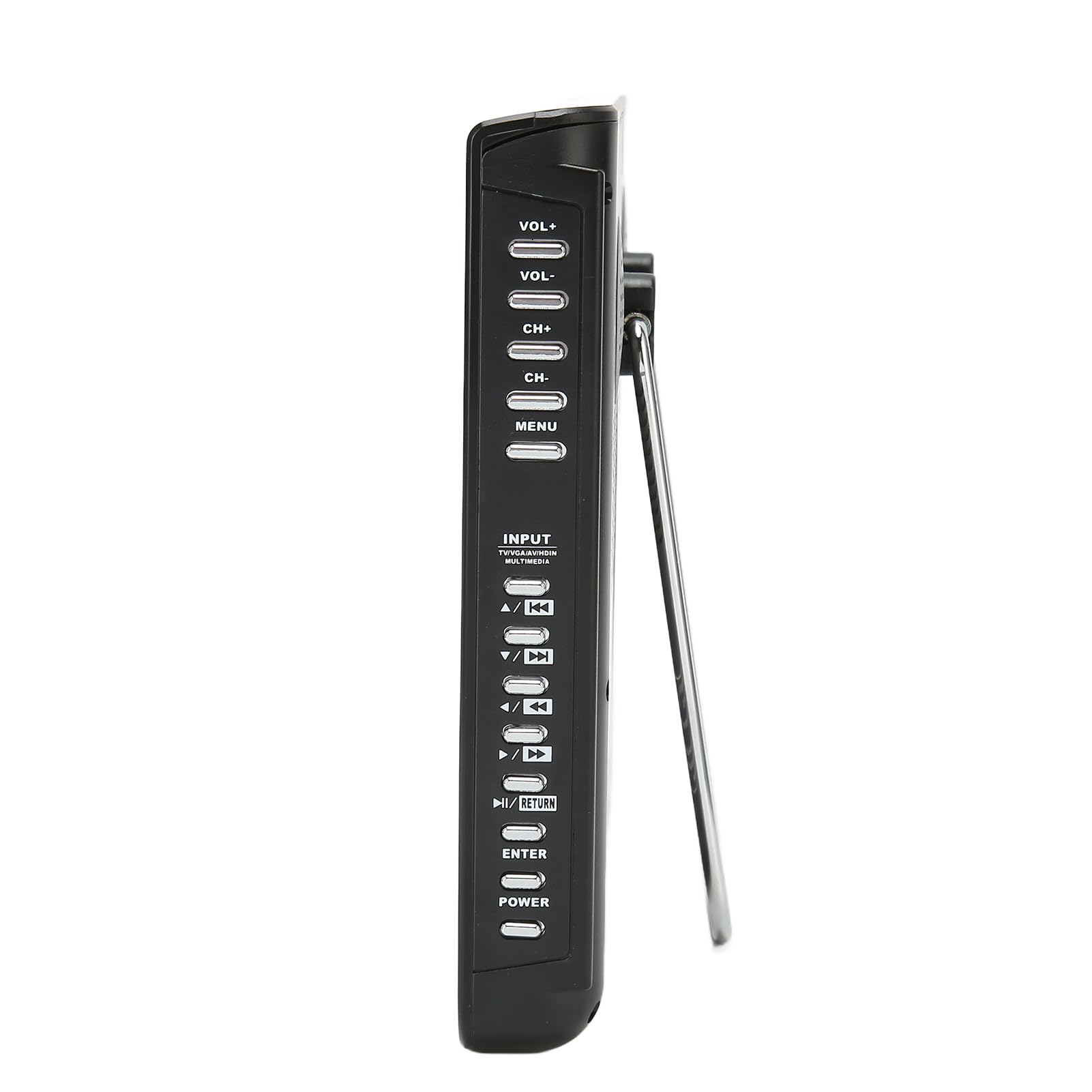 Téléviseur Numérique ISDB 10 Pouces, Téléviseur LED Portable 1024 X 600 avec Ventouse et Chargeur de Voiture 12 V pour Voiture D'extérieur, 1800 MAh, 110‑240 V.