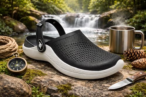 Image of PeniLo Men's Clogs Shoes | Lightweight EVA Slip-On Footwear with Anti-Slip Sole, Soft Cushion Comfort, Waterproof Garden & Casual Outdoor Sandals