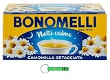 8x Bonomelli Gesiebte Kamille Camomilla Setacciata 18 filtri, Kamille 18 beutel 27g + Beni Culinari Kostenloser Schlüsselanhänger