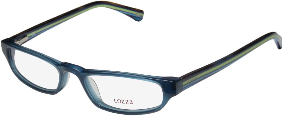 1819n Mens/Womens Designer Full-rim Spring Hinges Signature Emblem Must Have Trendy Eyeglasses/Eye Glasses (50-18-145, Blue/Multicolor)