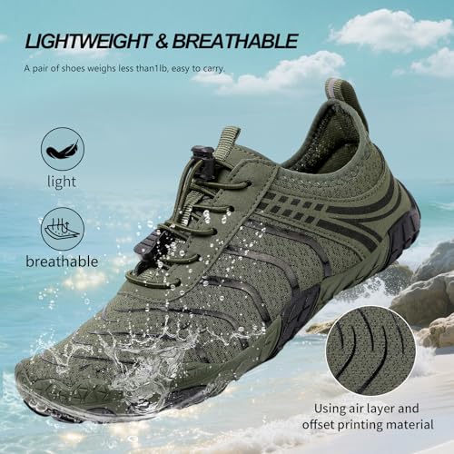 Image of SIOSNETA Hike Barefoot Shoes for Women Men, Breathable Non-Slip Athletic Footwear, Wide Toe Water Shoes for Hiking, Non-Slip Neuropathy Shoes for Women Men, Grounded Comfort wear