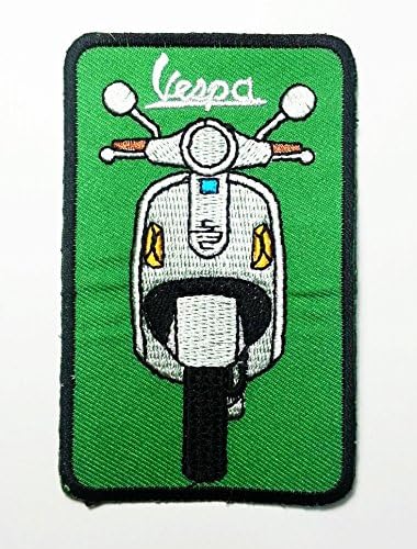 Vespa Scooters Moped Classic Motorcycles Label T Shirt Bv08 Patches