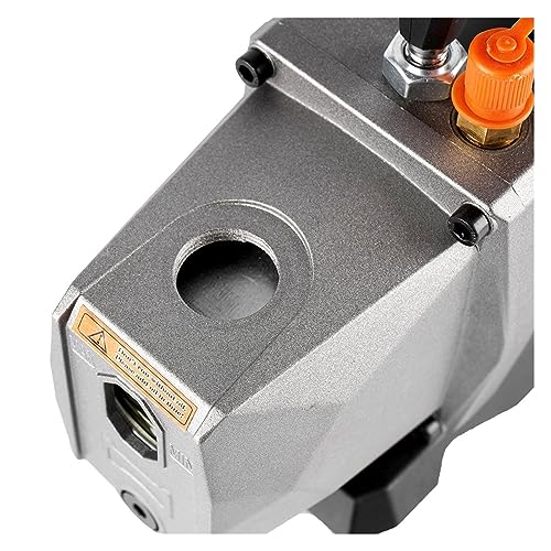 Bomba de vacío, bomba de vacío sin cable para refrigeración, 7CFM 1/2HP 1/4" entrada de aire, para automóvil y hogar, con batería de 18V miniatura 4