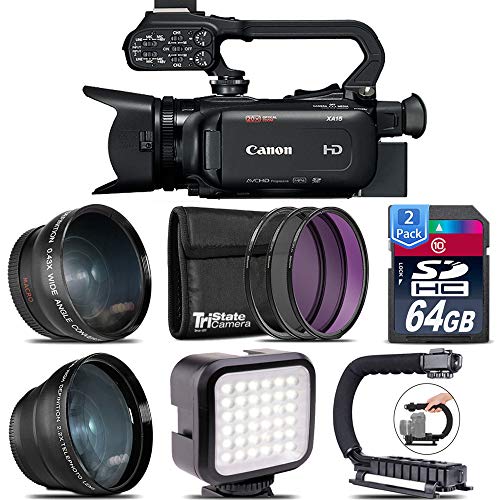 buydirect Filmadora Canon Xa15 Compact Full HD Com Sdi, HDMI E Saída Composto Com 128Gb Starter Bund